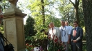 Покладання квітів на могилу матері Поета - Саломеї Словацької